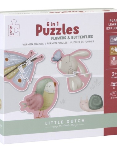 Puzzles 6 en 1 Little Dutch