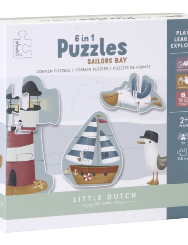 Puzzle 6 en 1 Little Dutch