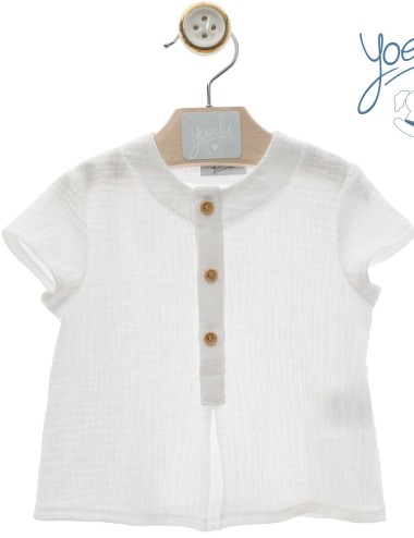 Camisa bebe niño bambula Yoedu