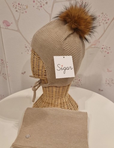 Gorro beige Sigar